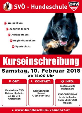 Plakat Frühjahrseinschreibung